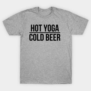 Hot Yoga Cold Beer T-Shirt